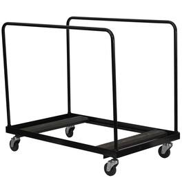 Emma + Oliver - Folding Table Dolly for Round Folding Tables - Black