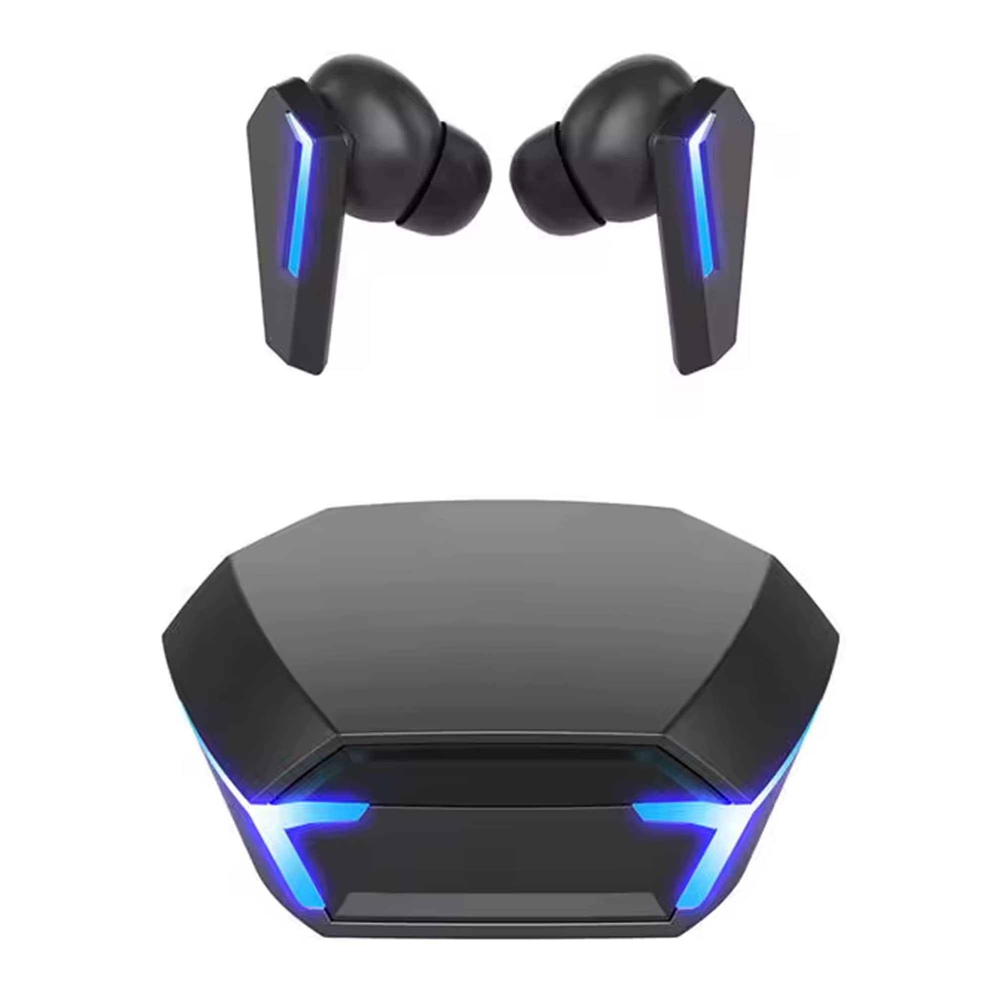 YONWAY - In-Ear Wireless Bluetooth Game Headphones, High-Quality Noise-Canceling Headset with RGB Breathing Light for Game