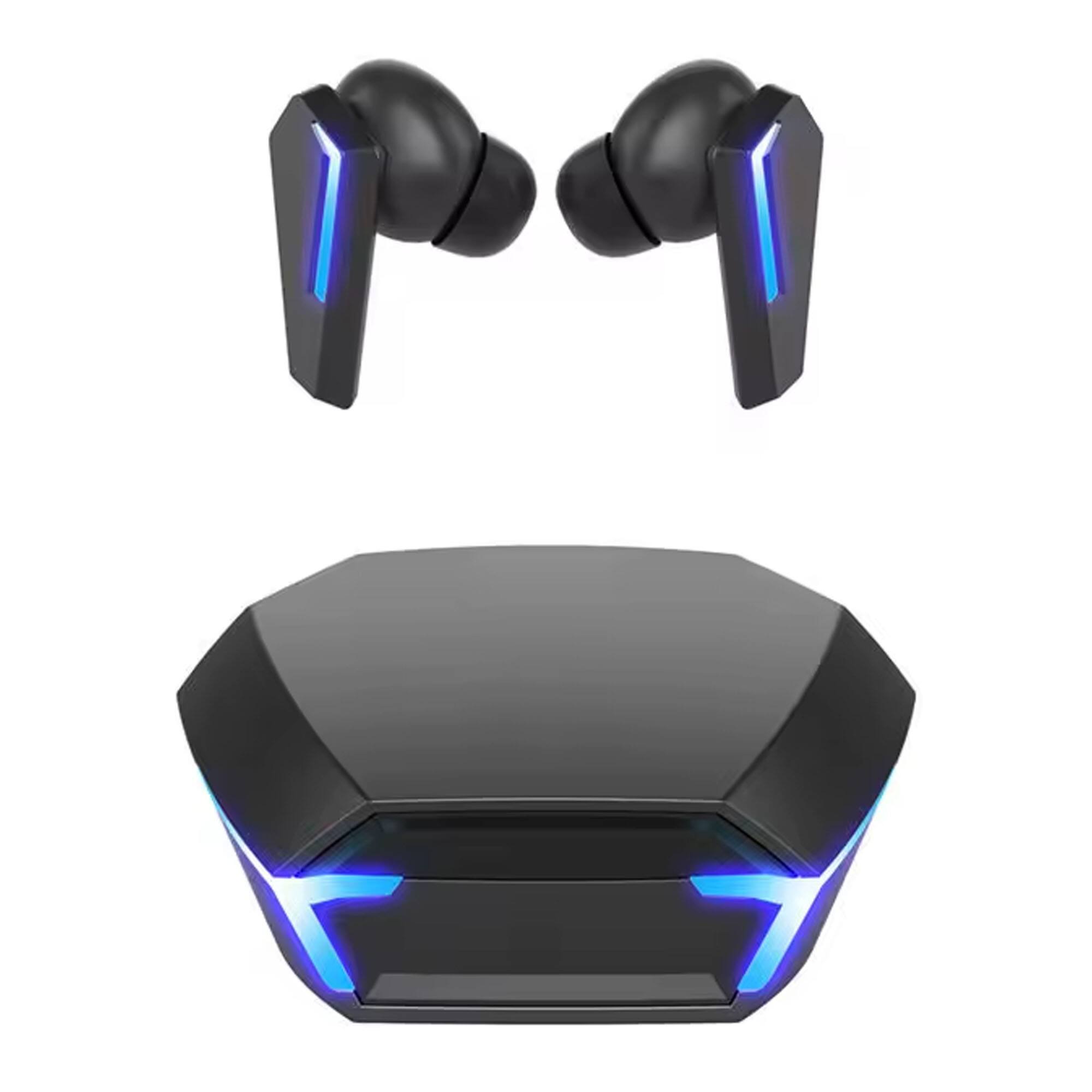 Front. YONWAY - In-Ear Wireless Bluetooth Game Headphones, High-Quality Noise-Canceling Headset with RGB Breathing Light for Game.