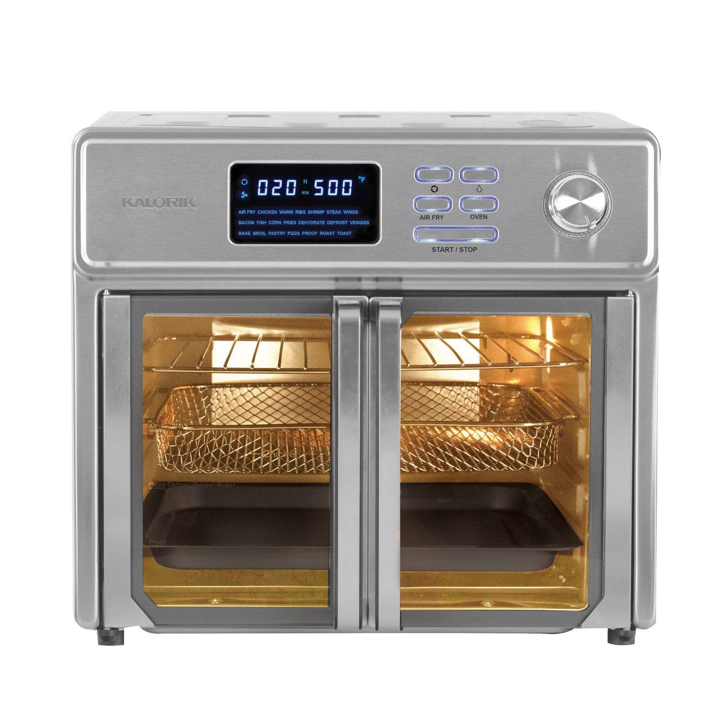 Alt View 12. Kalorik - 26qt Digital Maxx Air Fryer Oven - Stainless Steel.