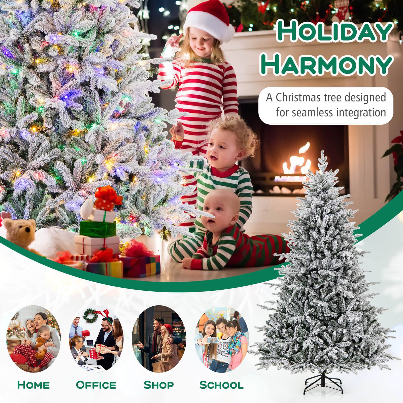 Holiday Harmony: A Christmas tree designed for seamless integration into various aspects of life, including home, office, shopping, and school.