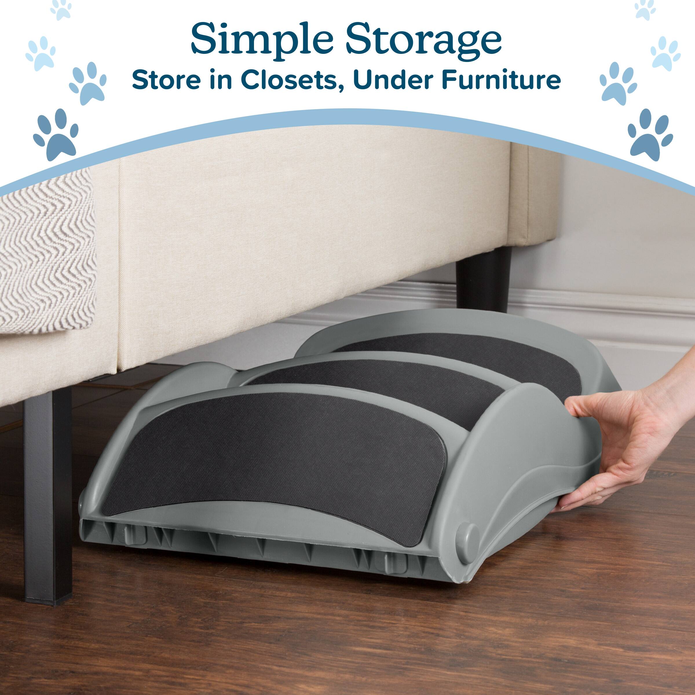 Simple Storage  
Store in Closets, Under Furniture