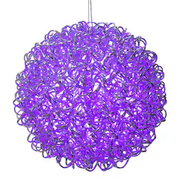 Vickerman - 18" Spiral LED Ball 180Lts - Purple