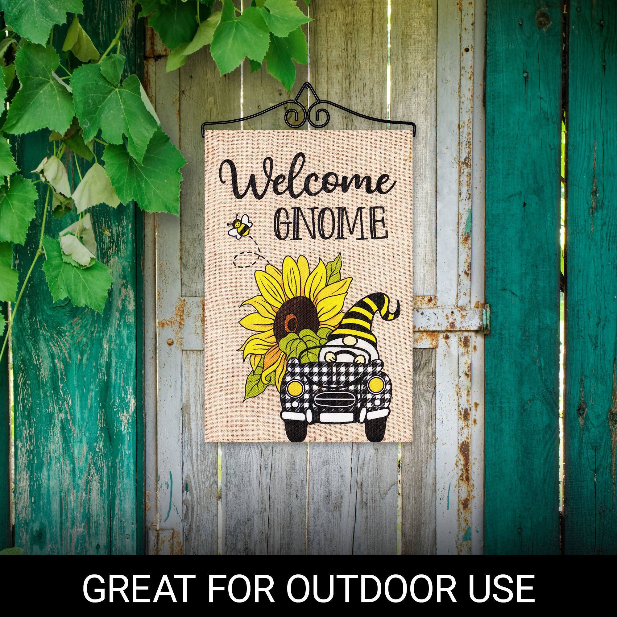 Welcome GNOME  
GREAT FOR OUTDOOR USE