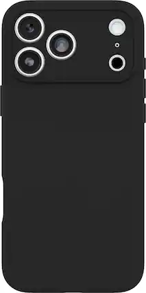 Front. OtterBox - Figura Series Hard Shell for iPhone 17 Pro Max - Black.