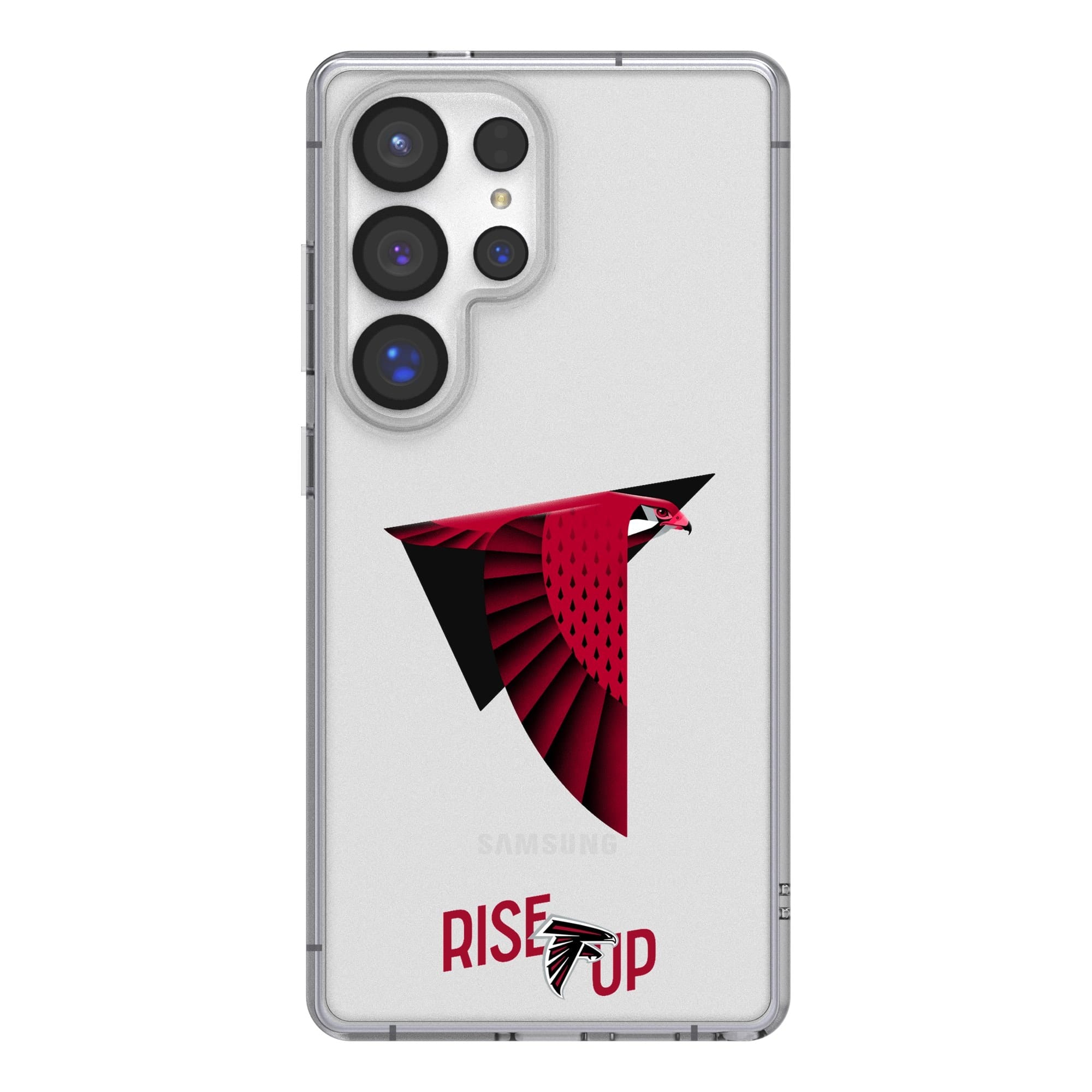Keyscaper - NFL - Atlanta Falcons Galaxy Clear Case - S25 - Multicolor