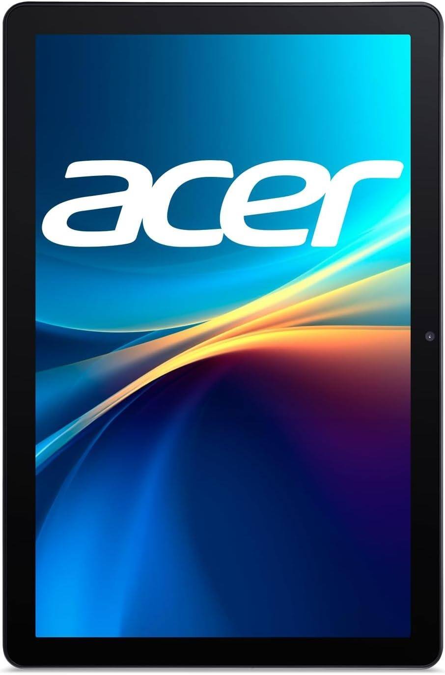 Front. Acer - Acer Iconia V10 10.1" IPS WUXGA Tablet (1920 x 1200) MediaTek Helio G80 4 GB RAM 128 GB eMMC - NT.LHTAA.00 - Black.