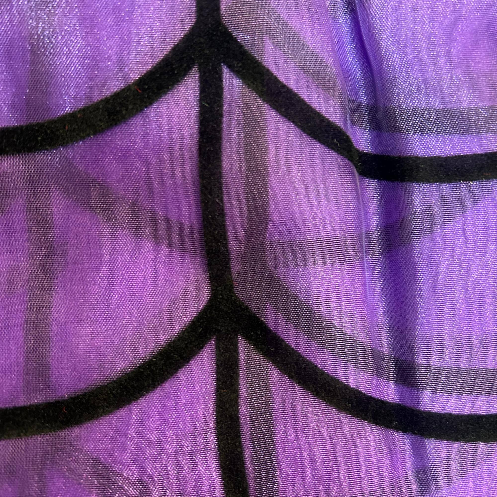 Alt View 10. Underwraps - Purple Spider Adult Hooded Costume Cape | Standard - Purple.