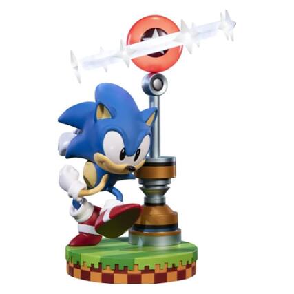 Front. First 4 Figures - Sonic The Hedgehog 11 Inch PVC Statue | Collector's Edition - Multi-Colored.