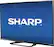 Left. Sharp - 55" Class (54.6" Diag.) - LED - 1080p - Smart - HDTV - Black.