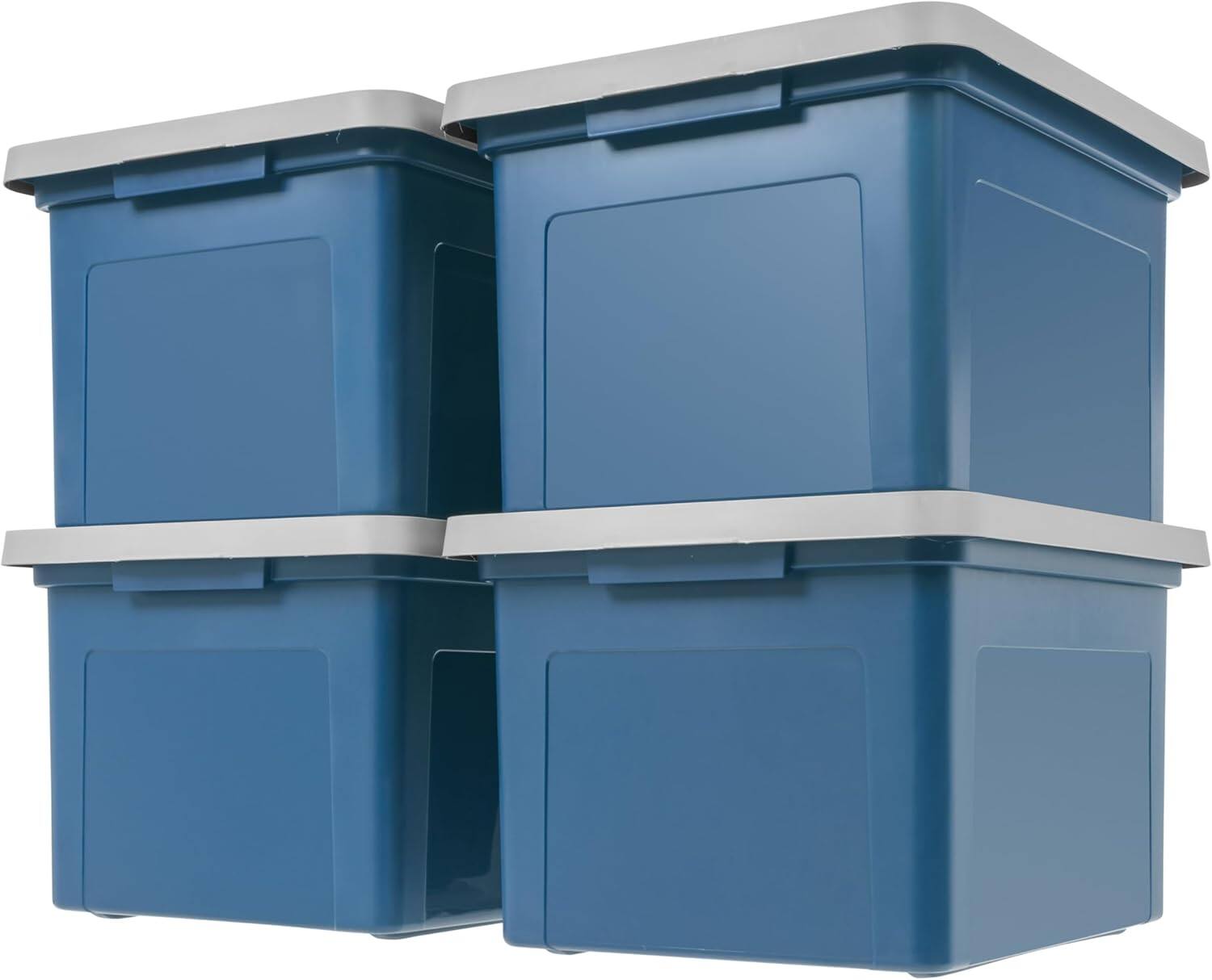 Front. IRIS USA - IRIS USA Letter Legal Size Plastic File Box, Home Organizing Storage Container.