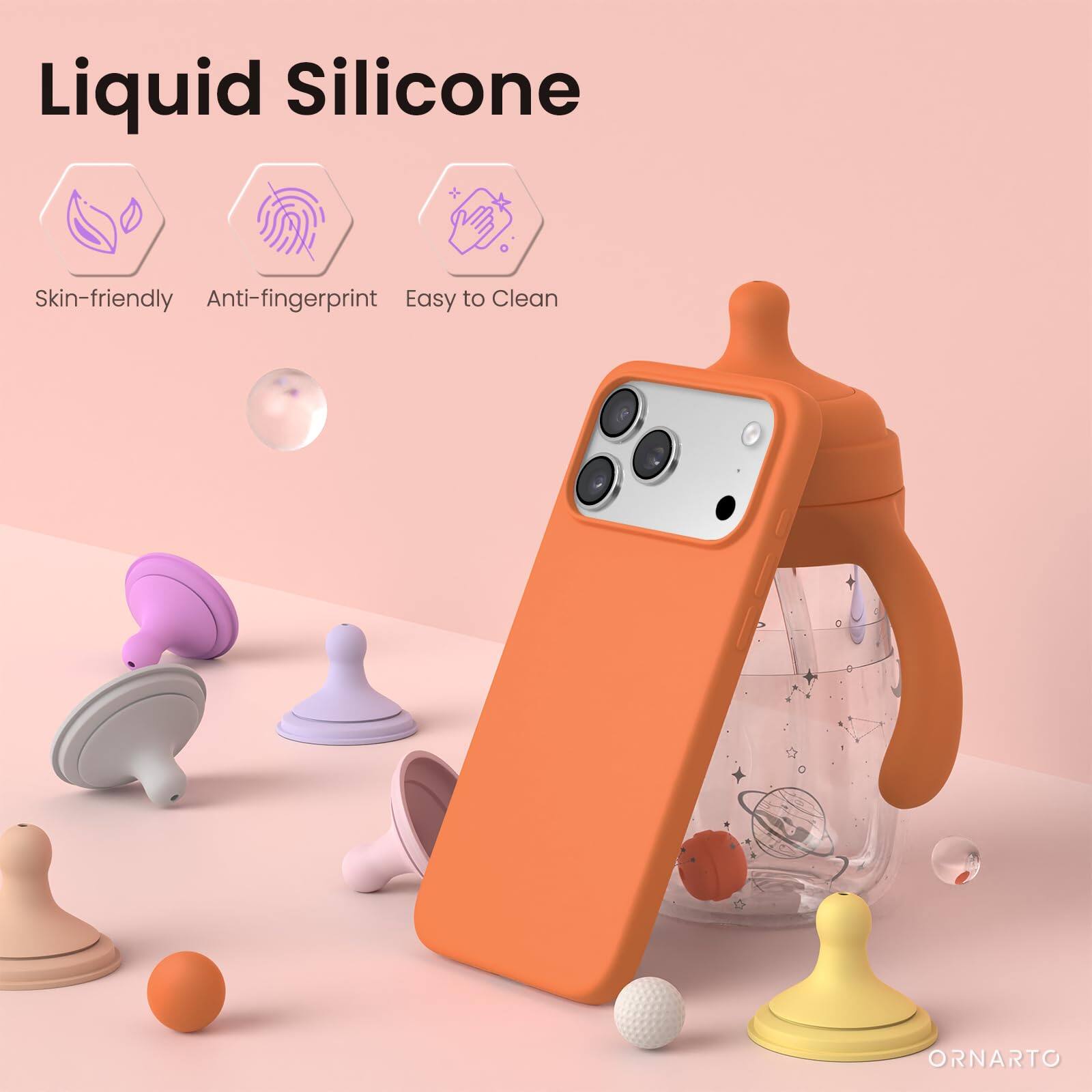 Liquid Silicone  
Skin-friendly Anti-fingerprint Easy to Clean  
ORNARTO
