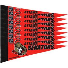 Rico Industries - Ottawa Senators NHL Mini Pennant - Set of 8 Mini Pennants - Multi
