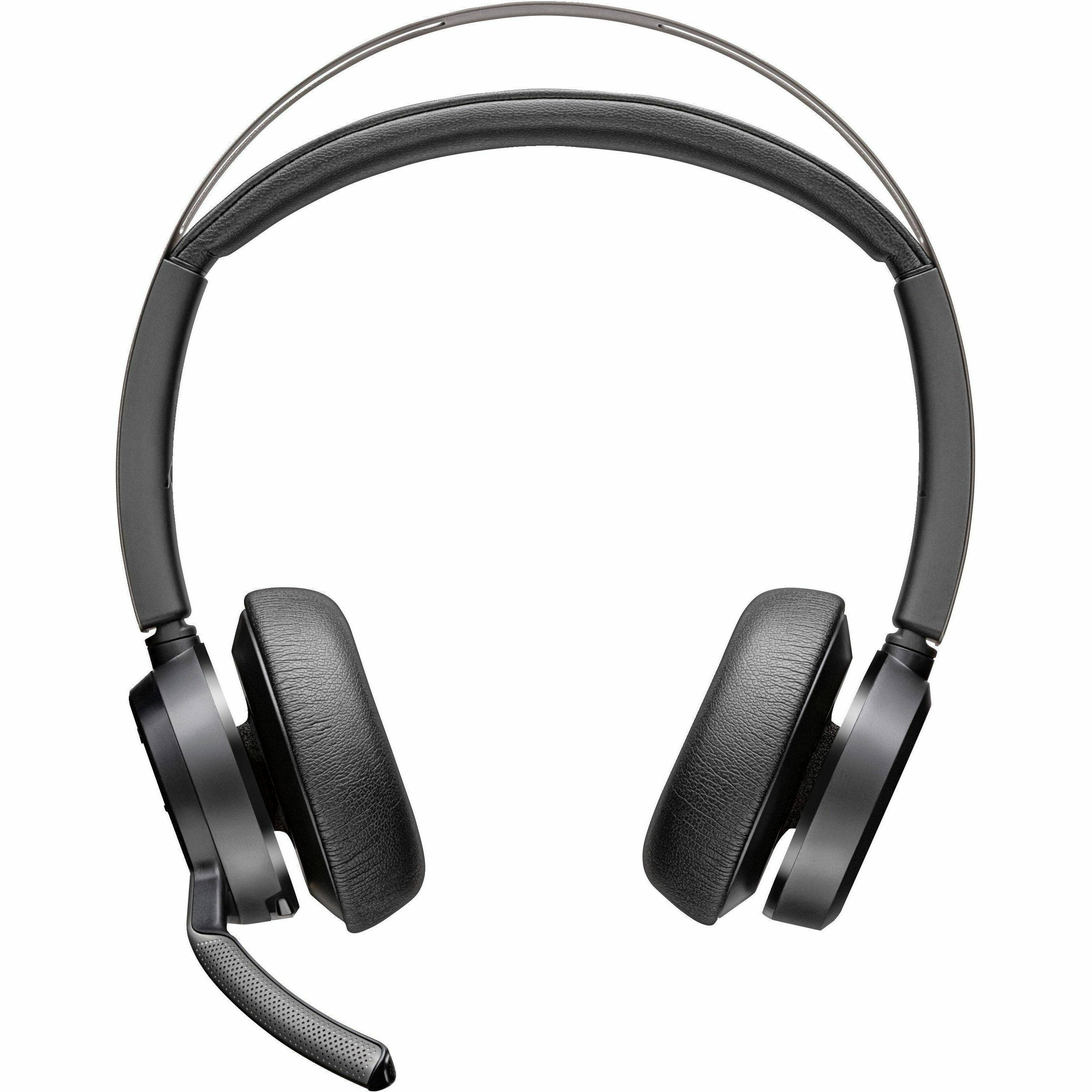 HP Poly Voyager Focus 2 USB C C Headset + USB C/A Adapter Google