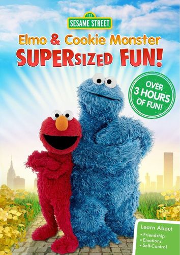 Sesame Street: Elmo and Cookie Monster Supersized Fun [DVD] [2017]