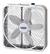 Front. Lasko - Weather Shield Performance Box Fan - White.