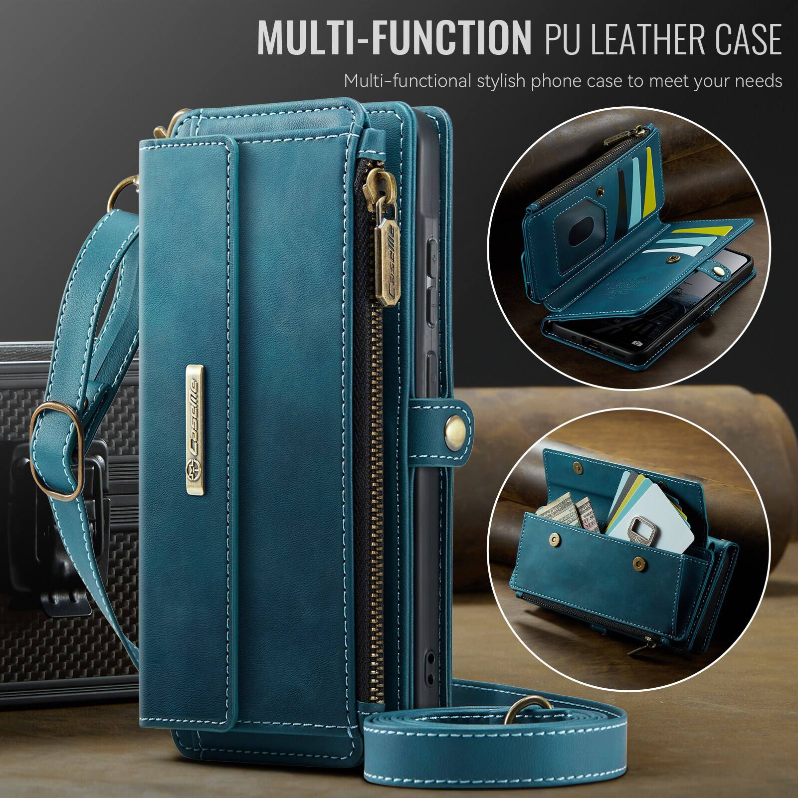 MULTI-FUNCTION PU LEATHER CASE  
Multi-functional stylish phone case to meet your needs