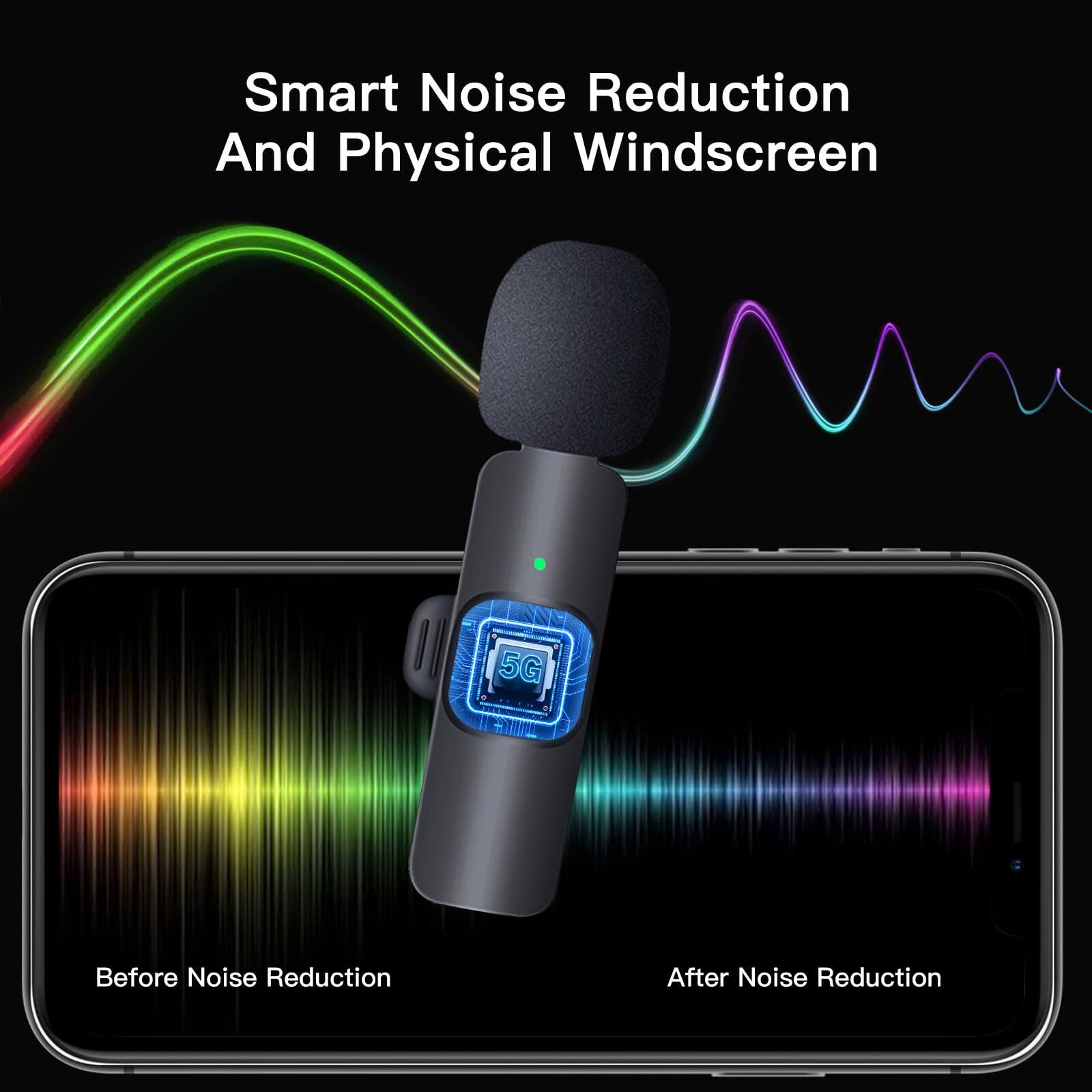 Smart Noise Reduction And Physical Windscreen

Before Noise Reduction

After Noise Reduction