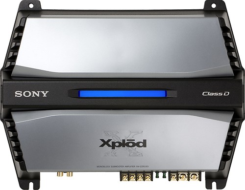 Best Buy: Sony ZZR Series 1100W Class D Mono Amplifier Silver