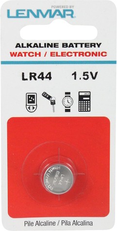 Best Buy Lenmar Lr44 6 Alkaline Button Cell Battery Silver Wclr44