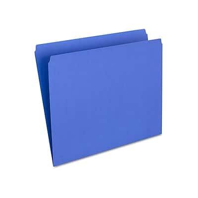 Staples - File Folders, Single Tab, Letter Size, 100/Box (ST509679-CC) - Blue price history on PriceWatchPro