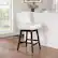 Alt View 13. OSP Home Furnishings - Granville 26" Swivel Counter Stool - White/Grey.