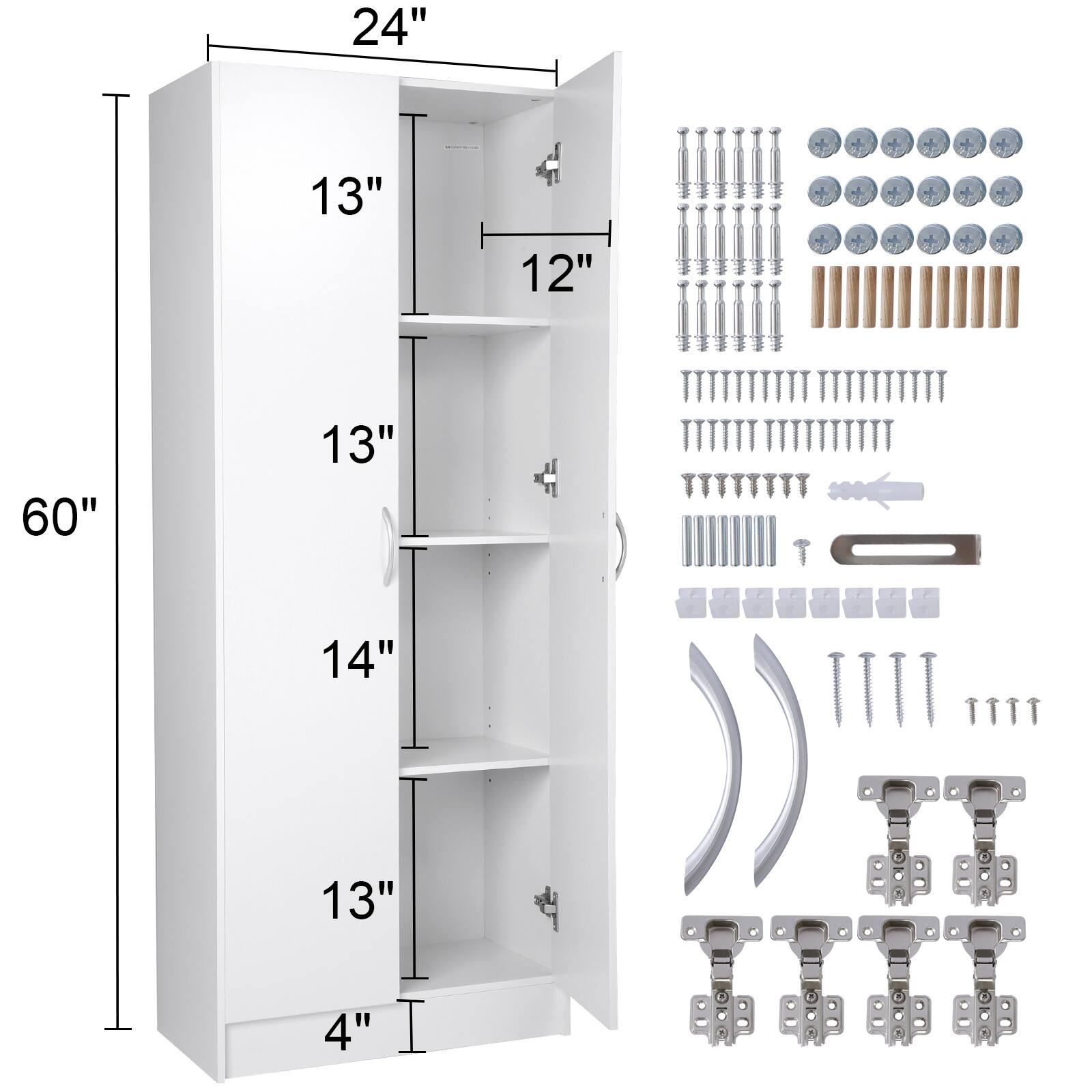 24", 13", 12", 60", 13", 14", 13", 4"