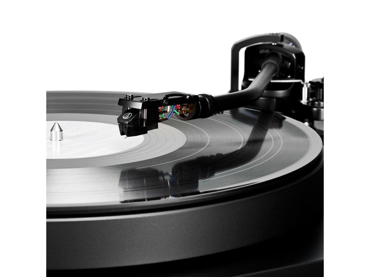 Alt View 5. Audio-Technica - Audio-Technica AT-LP8X Semi-Automatic Direct-Drive Turntable - Black.