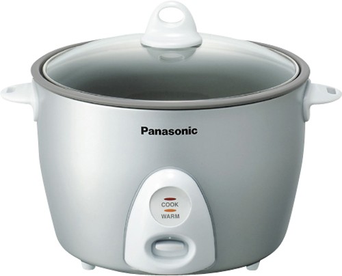 Best Buy: Panasonic 10 Cup Rice Cooker & Steamer Silver SR-G18FG