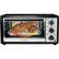 Front Standard. Hamilton Beach - Six Slice Toaster Oven - Black.