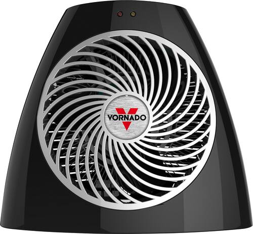 Vornado - Vortex Personal Space Electric Heater - Black - Larger Front