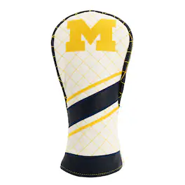 Team Golf - Michigan Wolverines Striped Quilted Fairway Headcover - Multicolor