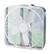 Front. Lasko - 20" Premium Box Fan - White.
