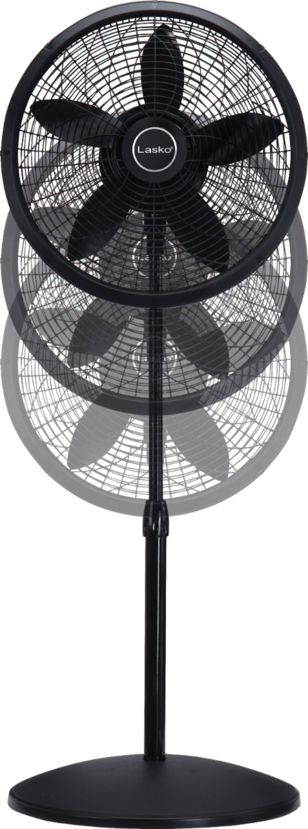 Alt View 12. Lasko - 18 in. Elegance & Performance Large Room Pedestal Fan - Black.