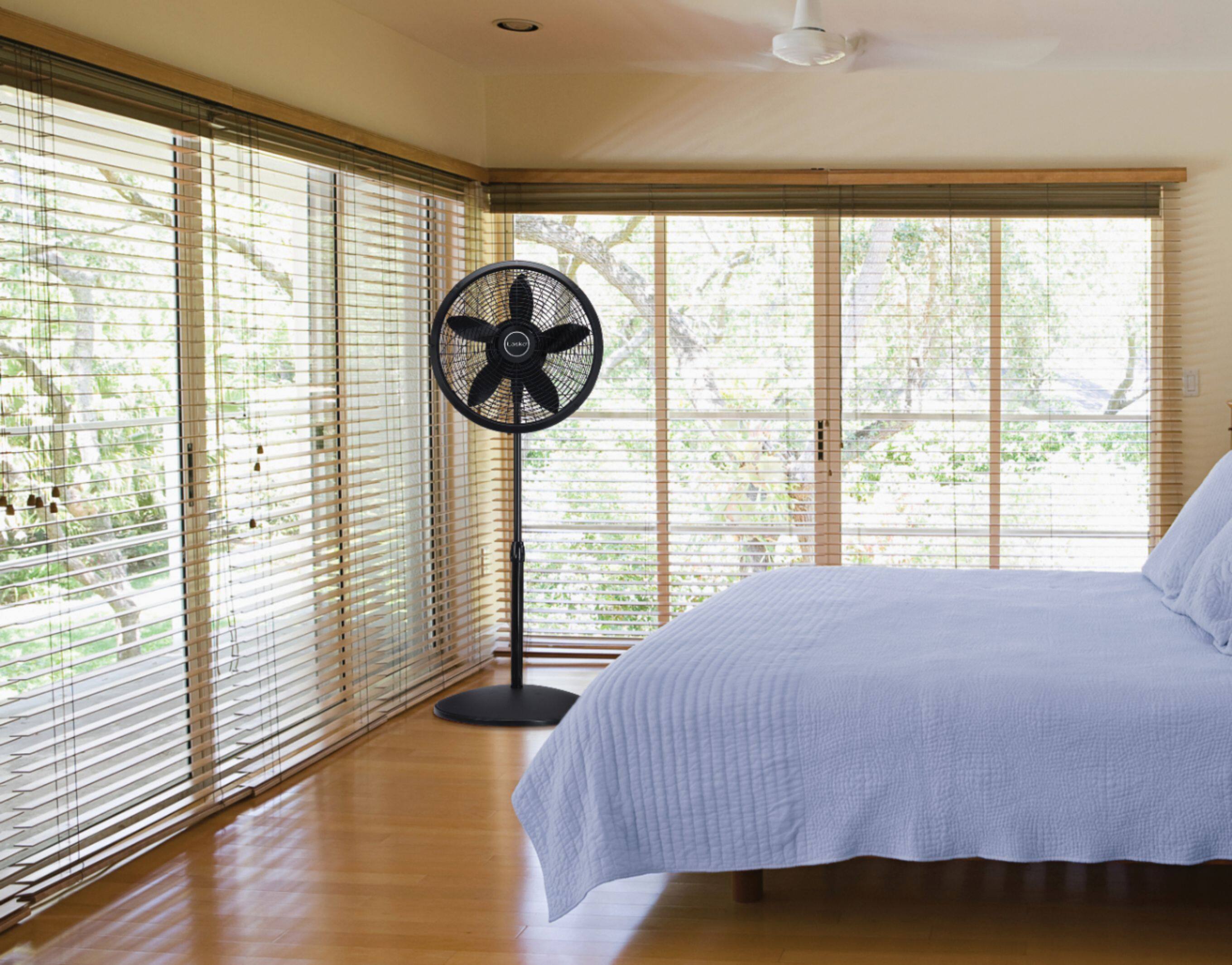 Alt View 16. Lasko - 18 in. Elegance & Performance Large Room Pedestal Fan - Black.