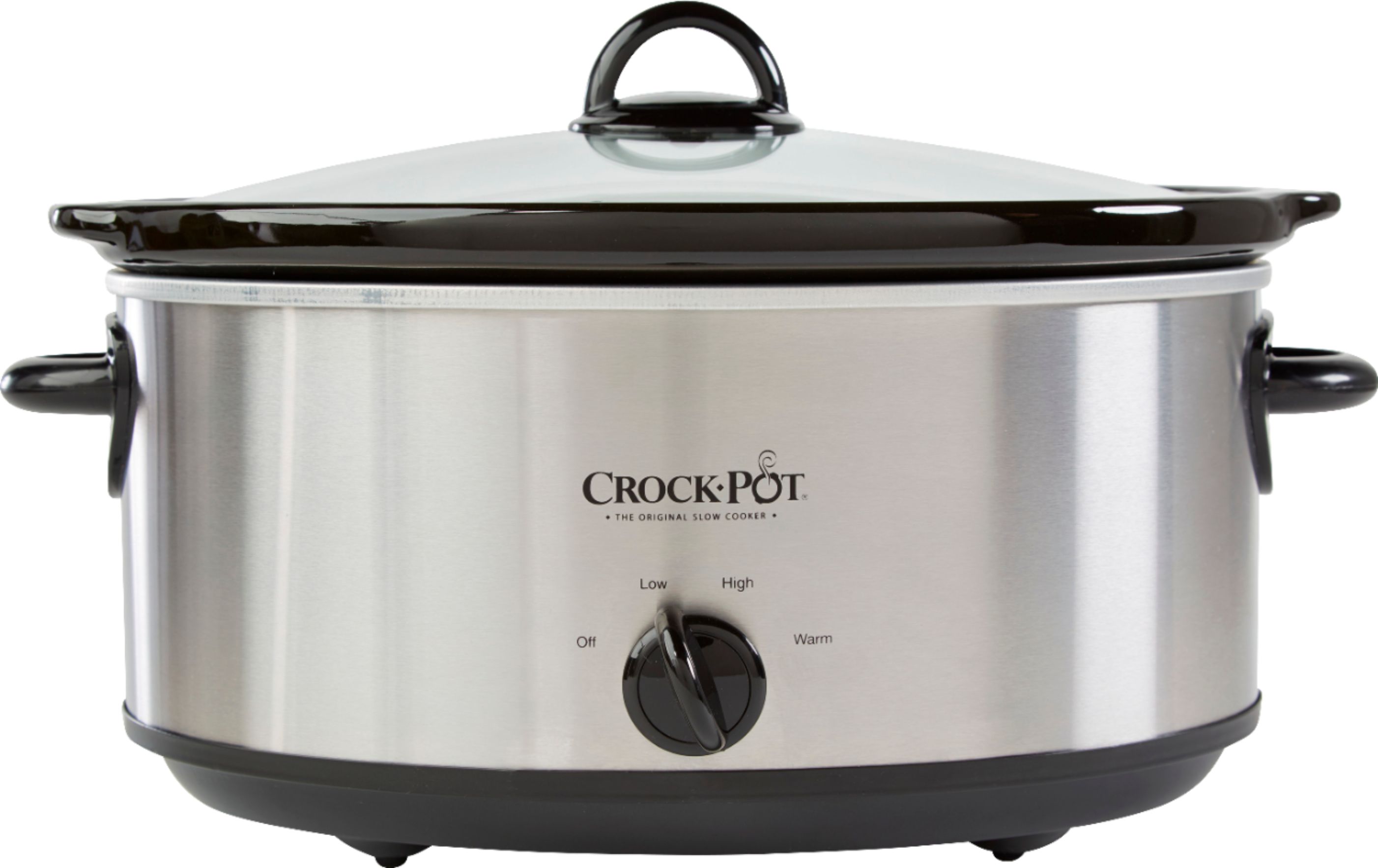 Stainless Steel Crock-Pot SCV700-SS Oval Manual Slow Cooker 