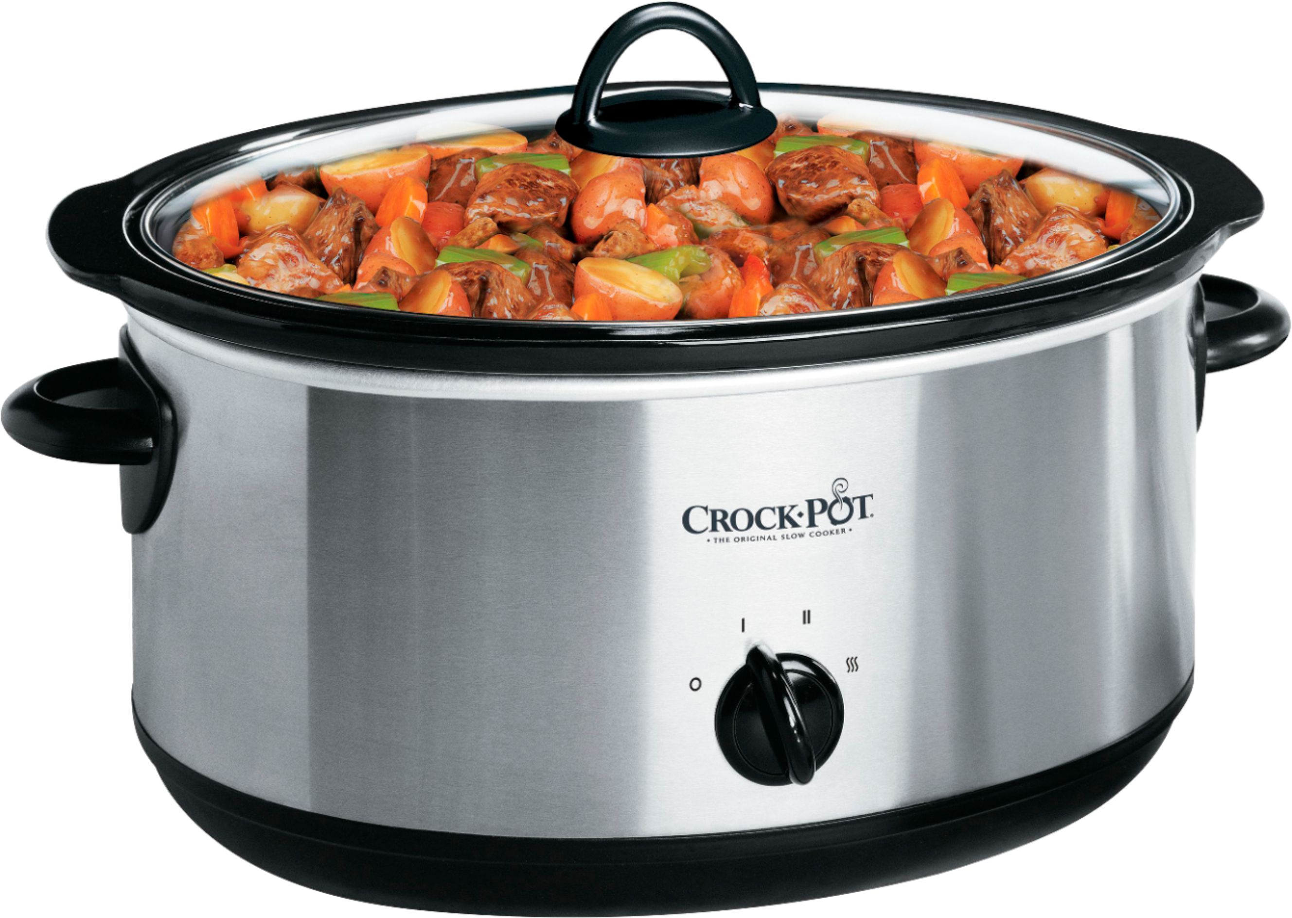 Crock-Pot® Programmable 7-Quart MyTime® Cook & Carry®Slow Cooker, Stainless  Steel