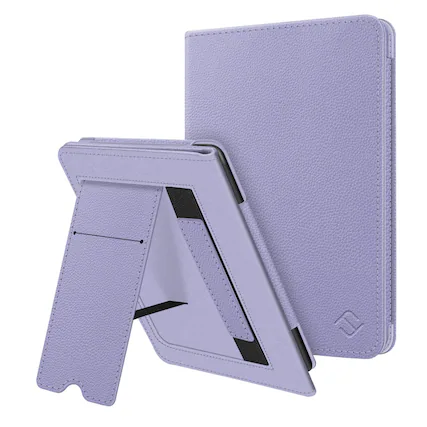 Front. Kitcheniva - PU Leather Stand Case For 6 Inch All New Kindle 11th Gen 2024 2022 Lilac - Lilac.