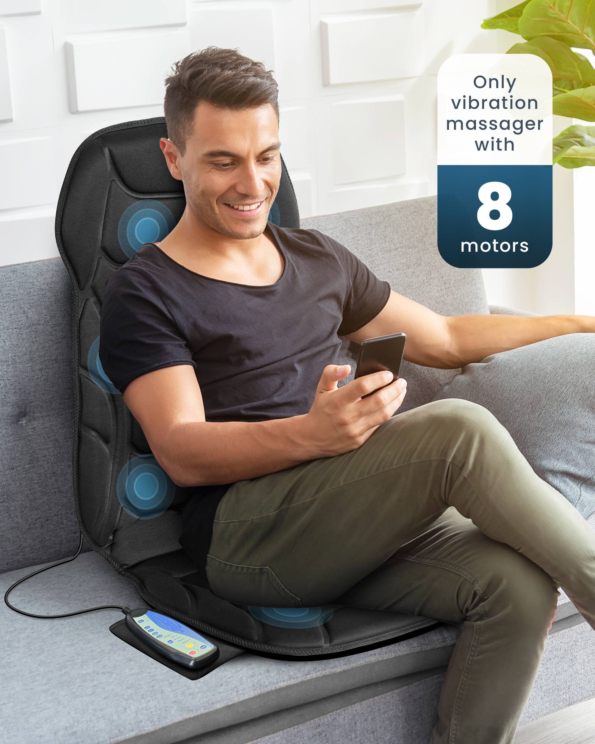 Only vibration massager with 8 motors