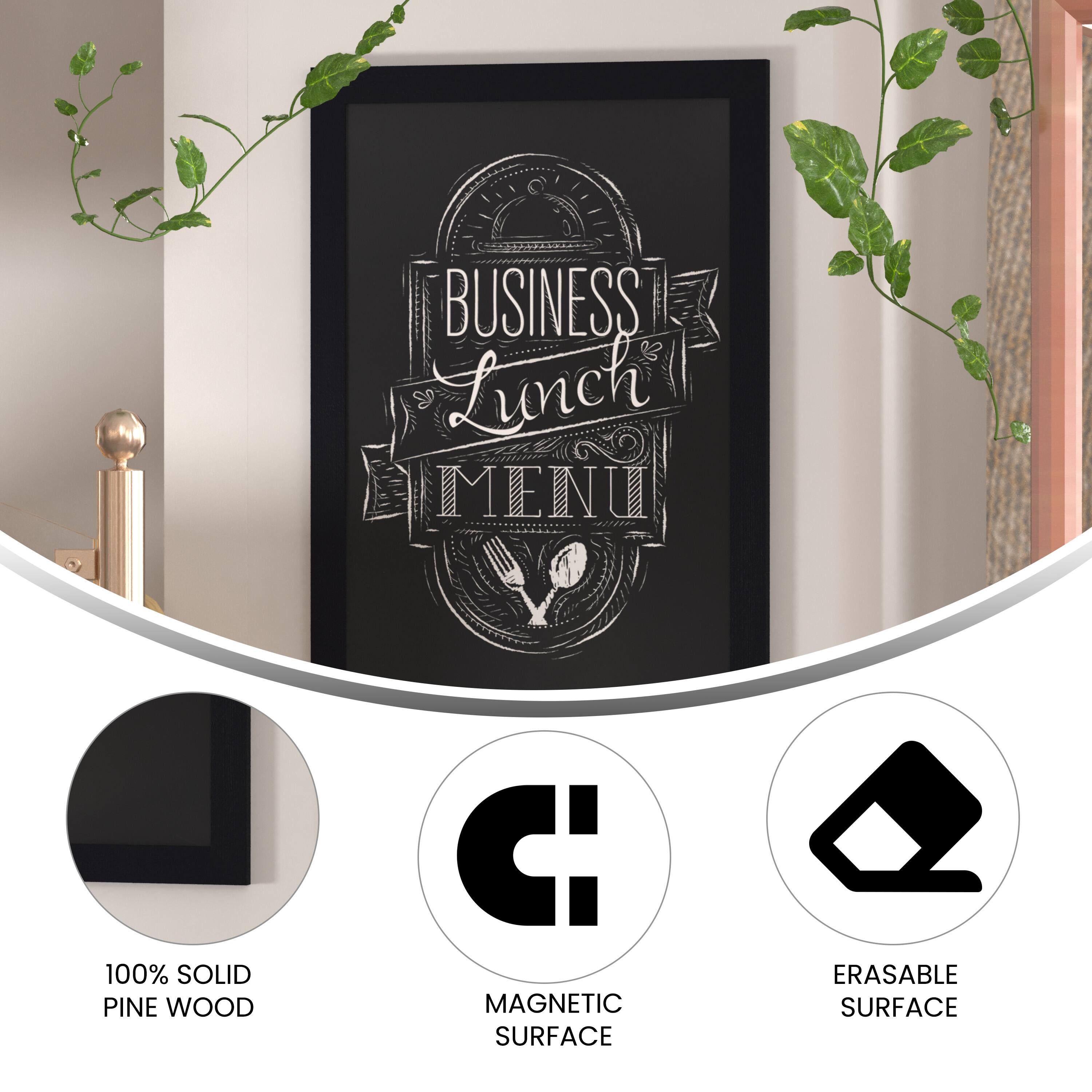 BUSINESS Lunch MENU

100% SOLID PINE WOOD

MAGNETIC SURFACE

ERASABLE SURFACE