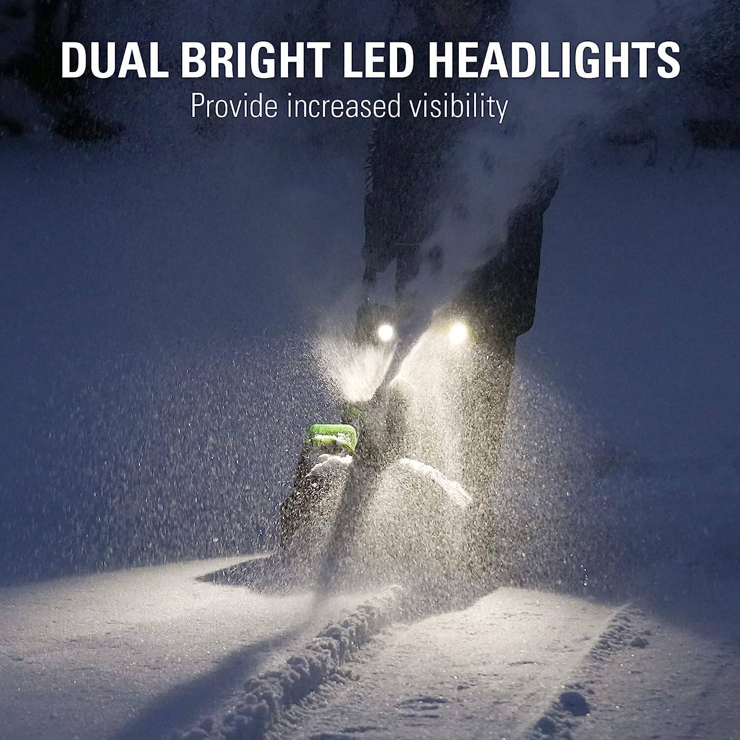 DUAL BRIGHT LED HEADLIGHTS  
Provide increased visibility