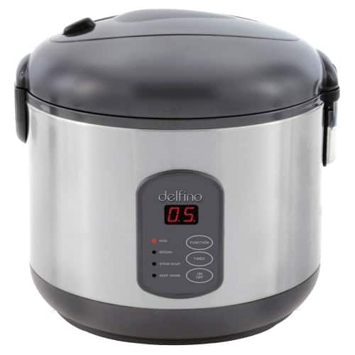 Best Buy: Toastess Delfino Digital Rice Cooker Stainless Steel DLRC-385