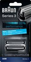 Braun - Replacement Head for Series 3 Shavers - Black - Angle_Zoom