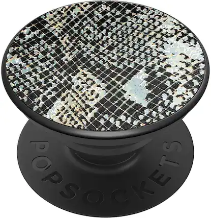 Front. PopSockets - PopSocket PopGrip Embossed Metal Python - Python.