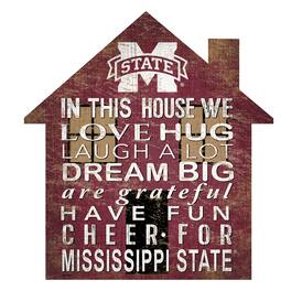 Fan Creations - Mississippi State Bulldogs 12'' Team House Sign - Multicolor