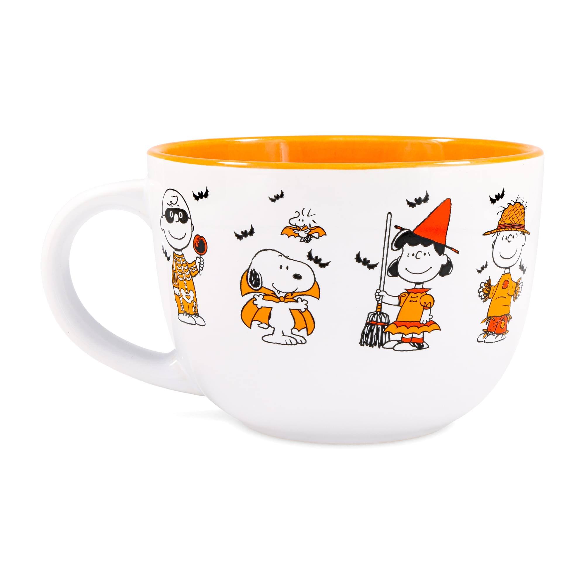 Alt View 10. Silver Buffalo - Peanuts Halloween Characters Ceramic Soup Mug | Holds 24 Ounces - Multi-Colored.