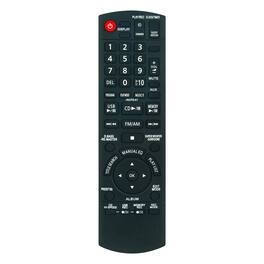 ZdalaMit - Replacement Remote N2QAYB000503 fit for Panasonic Home Audio System SA-AKX50 SA-AKX70 SA-AKX90 SC-AKX50 - Black