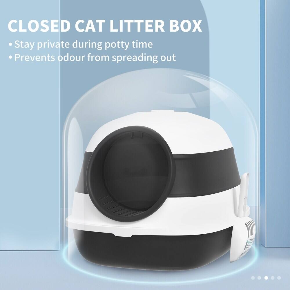 CLOSED CAT LITTER BOX

- Stay private during potty time
- Prevents odour from spreading out