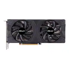 Front. PNY - NVIDIA GeForce RTX 4060 Ti 8GB GDDR6 PCI Express 4.0 Graphics Card with Dual Fan - Black.