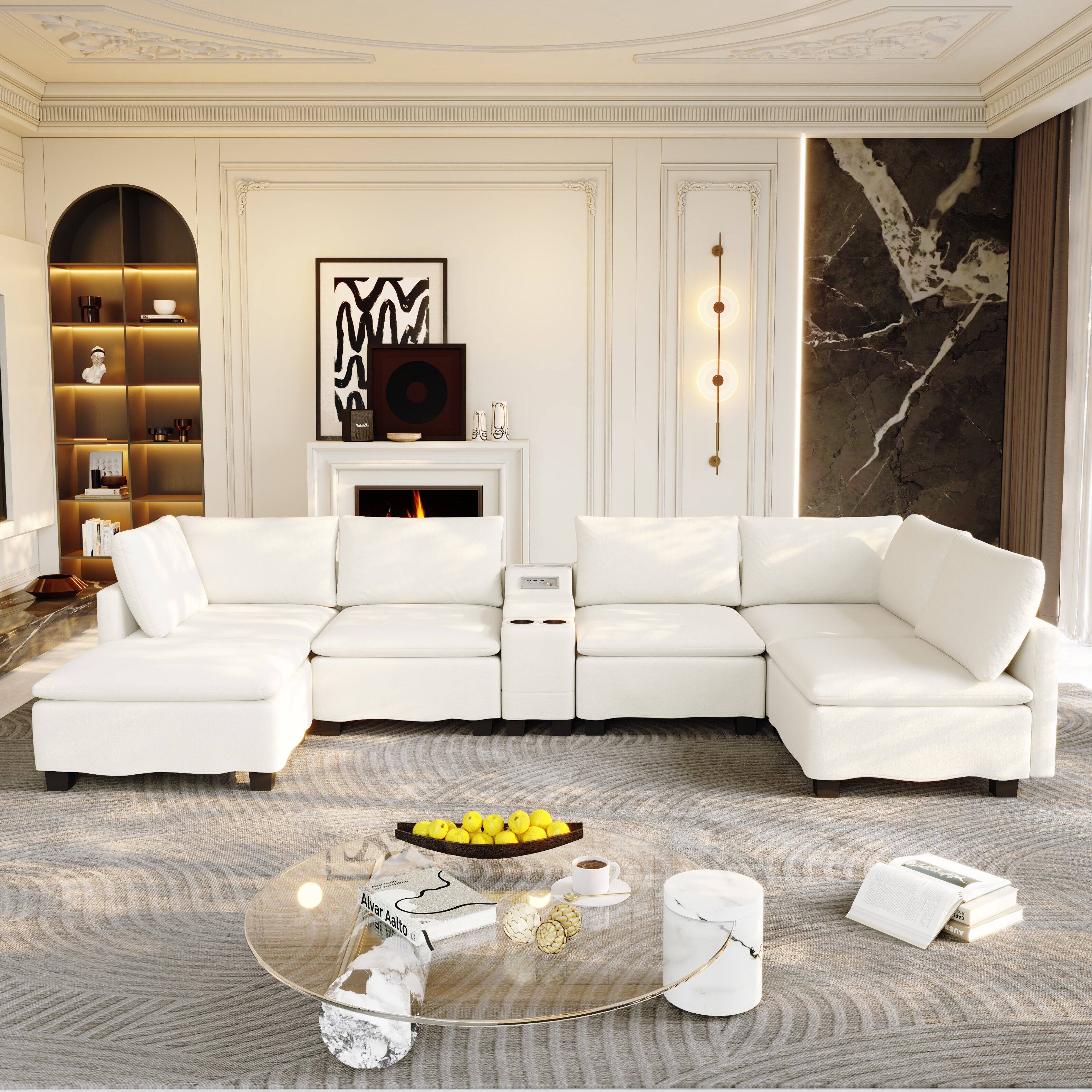 Beige White